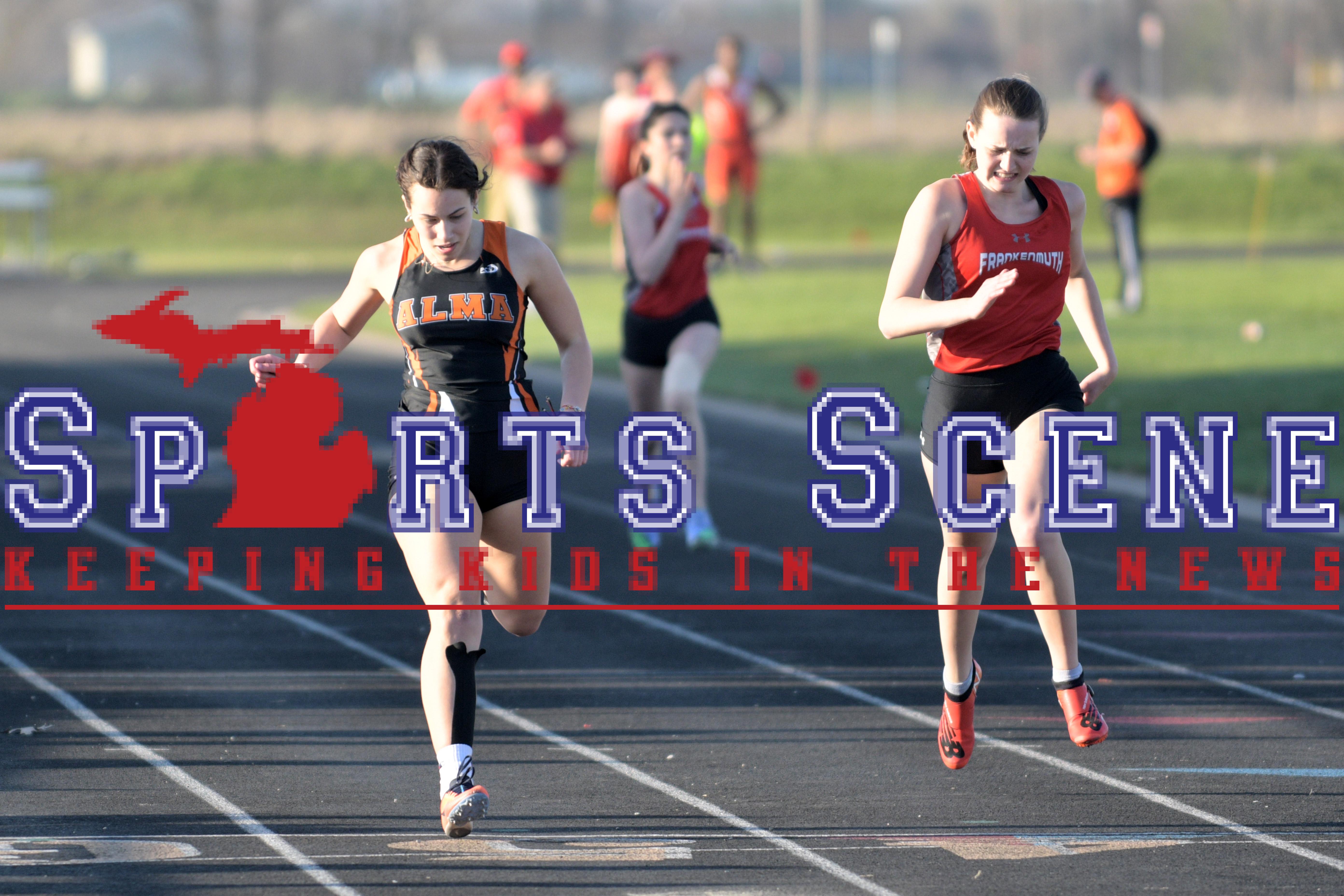 Alma Varsity Girls Track and Field High School Sports Scene